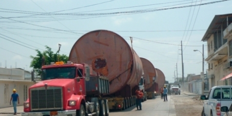 Foto de proyecto Transporte de Secciones de horno